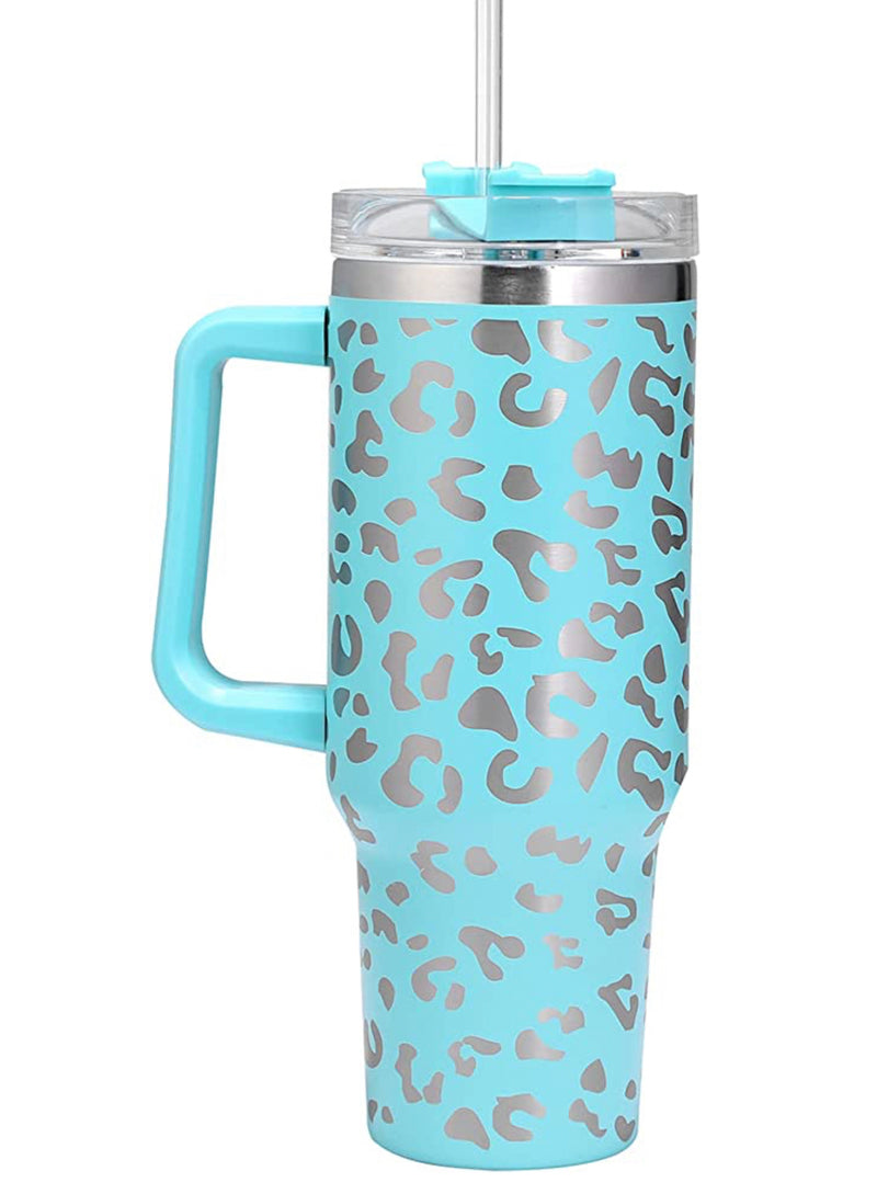 40oz Leopard Tumbler