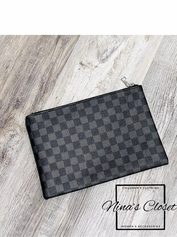 Checkered clutch