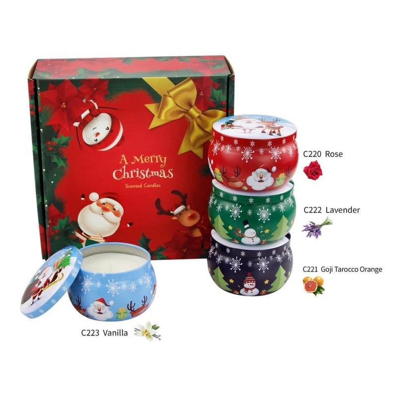 Holiday candle set